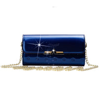 Brangio Italy Collections Wallet Midnight Blue BI Meteor Clutch Crossbody in Rose Gold, Blue, Black, Burgundy, Bronze, or Purple