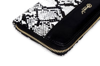 Brangio Italy Collections Wallet Night Black BI Women's Serpa Handmade Wristlet Wallet in Beige or Black