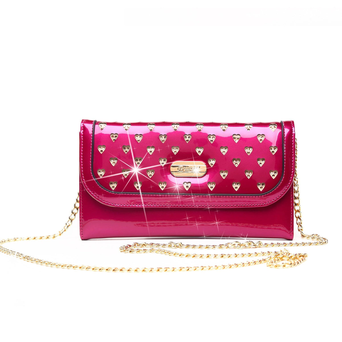 Brangio Italy Collections Wallet Rose BI Starz Art Retro Multipocket Mini Clutch Crossbody Bag - Colors Available