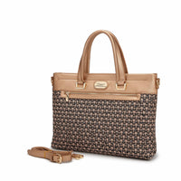 Brangio Italy Collections Women's Handbag Black Diamond Marvel Rhinestone Laptop Work Bag |BI