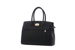 Brangio Italy Collections Women's Handbag Black Tuff Love Minimalist Vegan Fashion Handbag |BI