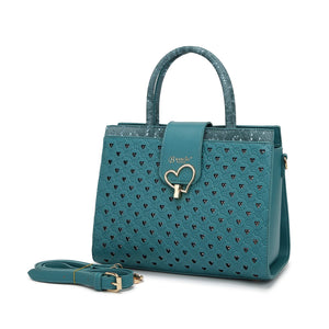 Brangio Italy Collections Women's Handbag Blue Starfall Top Handle Bag |BI