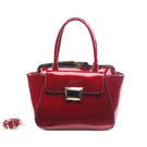 Brangio Italy Collections Women's Handbag Burgundy Facile Florence Minimalist Fashion Purse  |BI