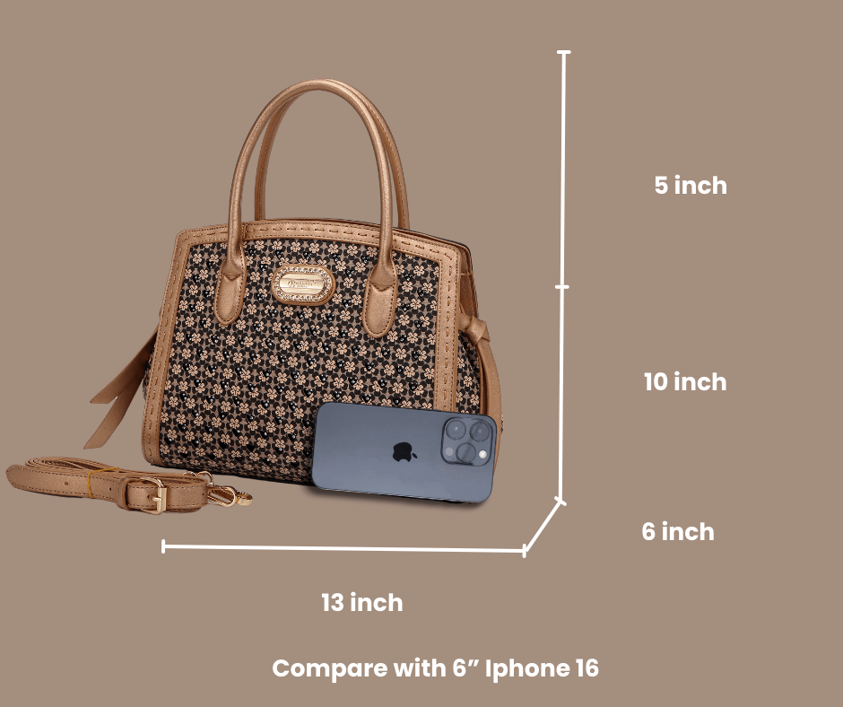 Brangio Italy Collections Women's Handbag Diamond Marvel Rhinestone Top Handle Bag |BI
