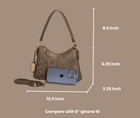 Brangio Italy Collections Women's Handbag Love Vegan Leather Resistant Purse & Crossbody Bag |BI