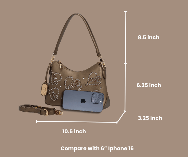 Brangio Italy Collections Women's Handbag Love Vegan Leather Resistant Purse & Crossbody Bag |BI