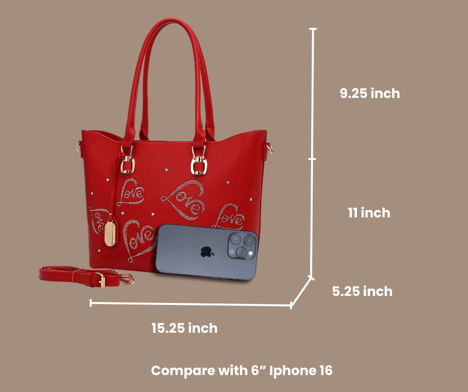 Brangio Italy Collections Women's Handbag Love Vegan Leather Stain Resistant Tote Bag |BI
