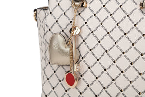 Brangio Italy Collections Women's Handbag Ruby Soar Crystal Stud Work Travel Tote Bag |BI
