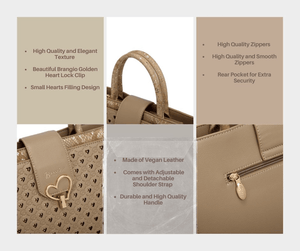 Brangio Italy Collections Women's Handbag Starfall Top Handle Bag |BI