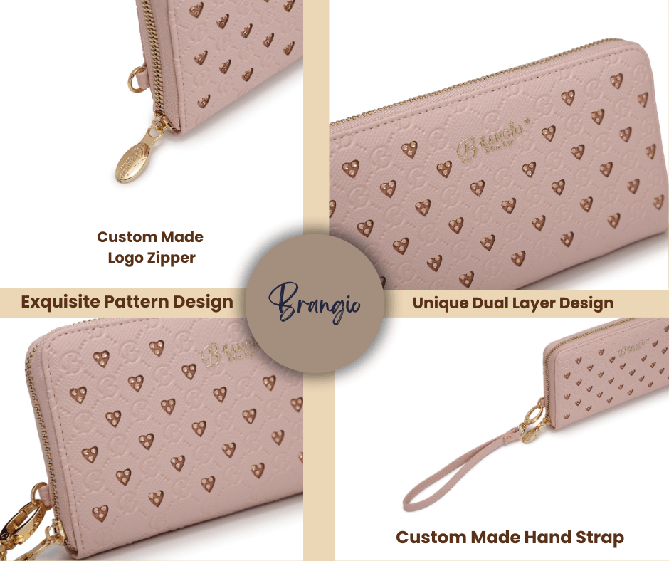 Brangio Italy Collections Women's Wallet Starfall Envelope Wristlet Wallet |BI