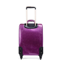 Brangio Italy Luggage Handbag BI Rosy Lox 1.0 Women's 3PC Set in Ivory, Burgundy, Purple, Bronze, Black, or Royal Blue