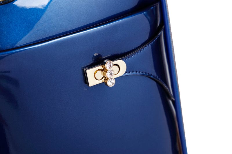 Brangio Italy Luggage Handbag Black Luggage + Handbag + Wallet BI Tri-Star Luggage Sets with Spinners in Royal Blue, Purple, Brown, or Black