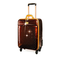 Brangio Italy Luggage Handbag Burgundy BI Starz Art Retro Light Weight Spinner Luggage - Colors Available