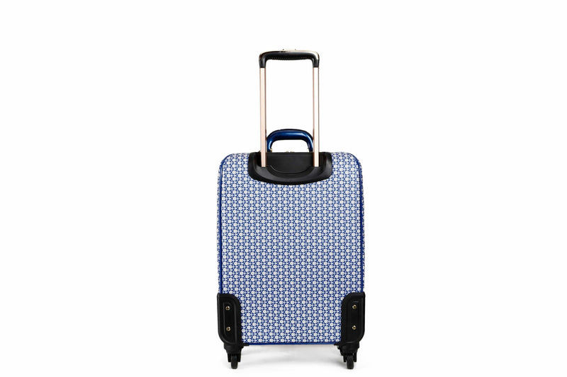 Brangio Italy Luggage Handbag Galaxy Stars Women's 3PC Set | Leather Luggage Set in Black, Ivory, Brown, or Burgundy