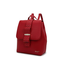 Brangio Italy Luggage Handbag Red Ribbon Festive Travel Backpack with Rhinestones - Colors Available | BI