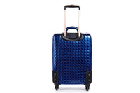 Brangio Italy Luggage Luggage BI Tri-Star Durable Flexible Carry-On with Spinners in Black, Blue, Bronze, or Purple