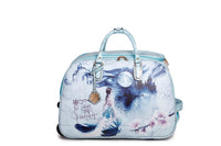 Brangio Italy Luggage Luggage Blue Fairy Tale Vegan Travel Duffle Bag W/Wheel