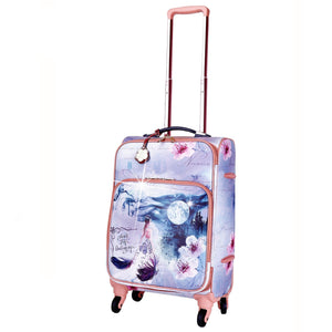 Brangio Italy Luggage Luggage Burgundy Brangio Italy Fairy Tale Carry on Luggage with Spinner Wheels [ITEM #BEL6999]