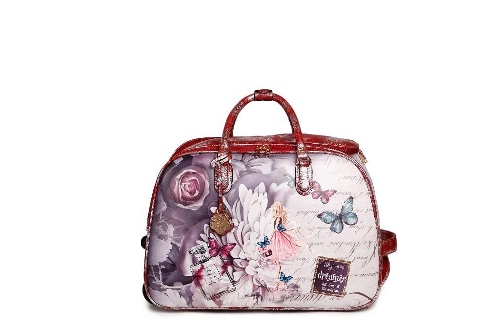 Brangio Italy Luggage Luggage Burgundy Dreamerz Large Duffel Set Travel Bag for Women