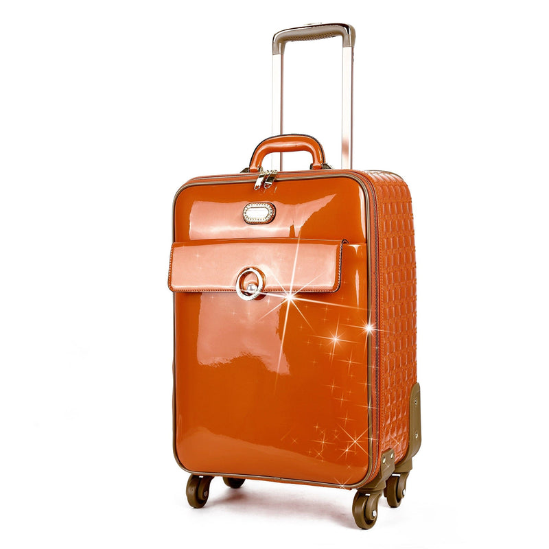 Brangio Italy Luggage Luggage Orange Bi Moonshine Underseater With Spinners in Ivory, Black, Green, Red, Bronze, or Orange