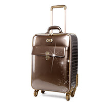 Brangio Italy Luggage Luggage Pewter Euro Moda Underseat Travel Luggage with Spinners