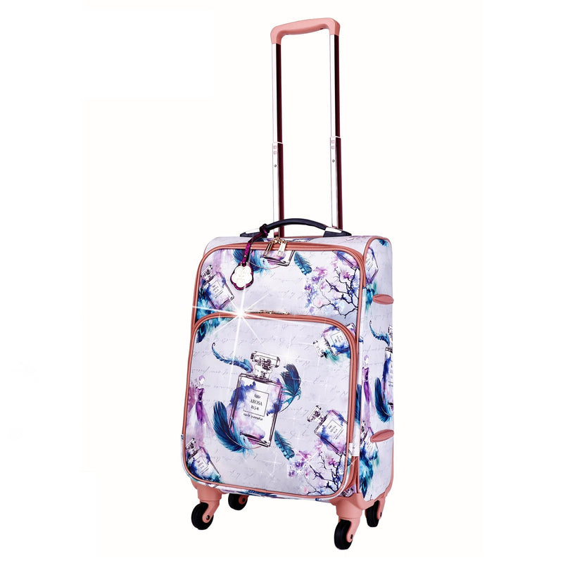 Brangio Italy Luggage Luggage Purple Arosa Fragrance Luggage Travel Luggage with Spinners [ITEM #BDL6999]