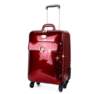 Brangio Italy Luggage Luggage Red Bi Moonshine Underseater With Spinners in Ivory, Black, Green, Red, Bronze, or Orange
