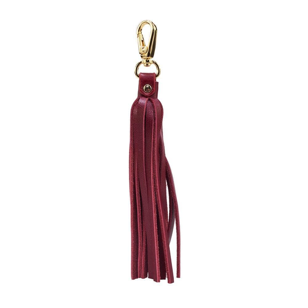 ClaudiaG Bag Charm Fringe Power Leather Bag Charm-Cab/Gold