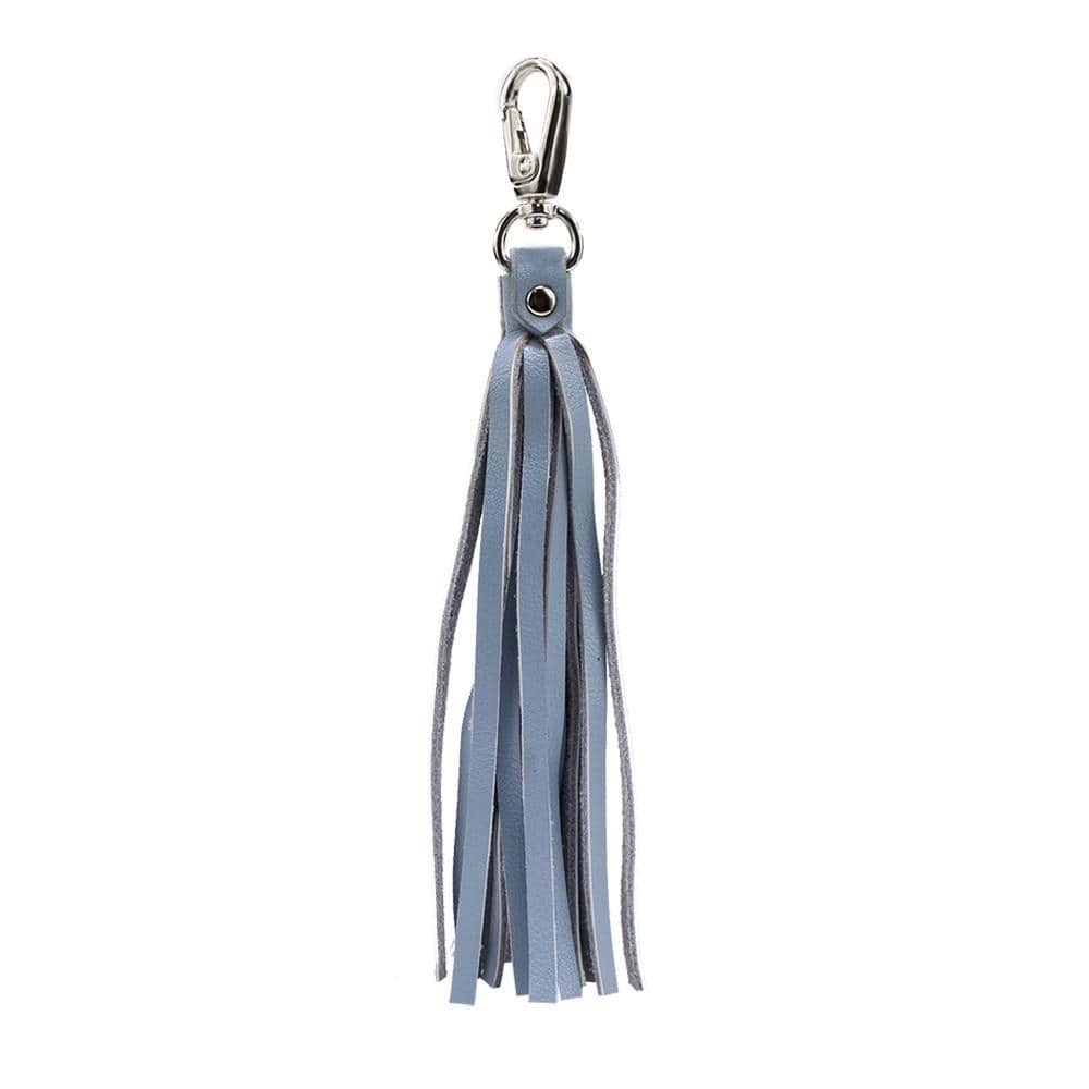 ClaudiaG Bag Charm Fringe Power Leather Bag Charm-Serenity/Silver