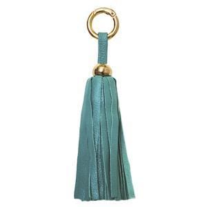 ClaudiaG Bag Charm Leather Tassel -Aqua