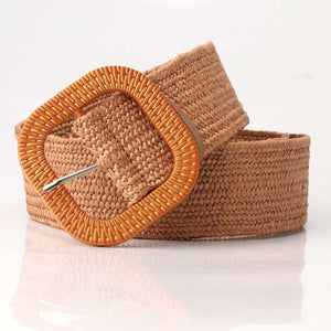 ClaudiaG Belt Caramel Rounded Corners Adjust Belt