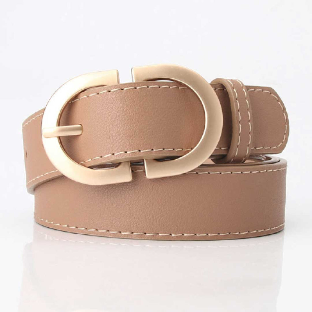 ClaudiaG Belt Khaki Allie Vegan Leather Belt