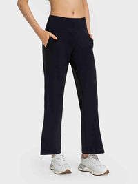 ClaudiaG Bottoms Black / 4 Slit Sport Pants