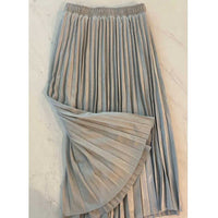 ClaudiaG Bottoms Gray / One Size Amy Pleated Skirt