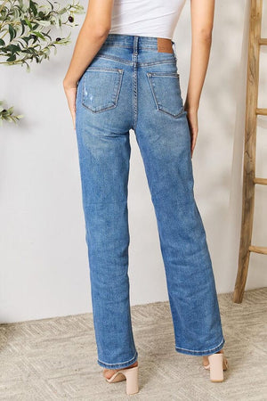 ClaudiaG Bottoms High Waist Distressed Jeans