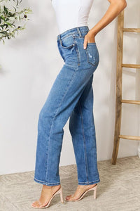 ClaudiaG Bottoms High Waist Distressed Jeans