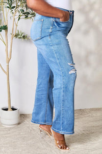 ClaudiaG Bottoms High Waist Distressed Jeans