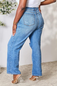 ClaudiaG Bottoms High Waist Distressed Jeans