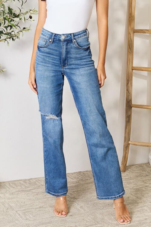 ClaudiaG Bottoms Medium / 0(24) High Waist Distressed Jeans