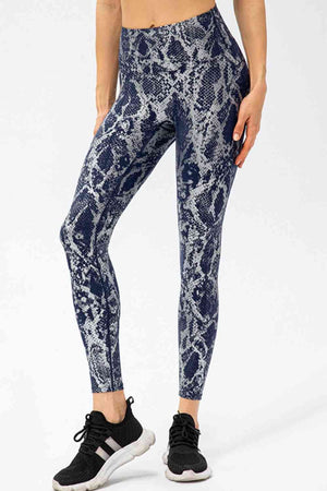 ClaudiaG Bottoms Navy / 4/S Animal Print Active Pants