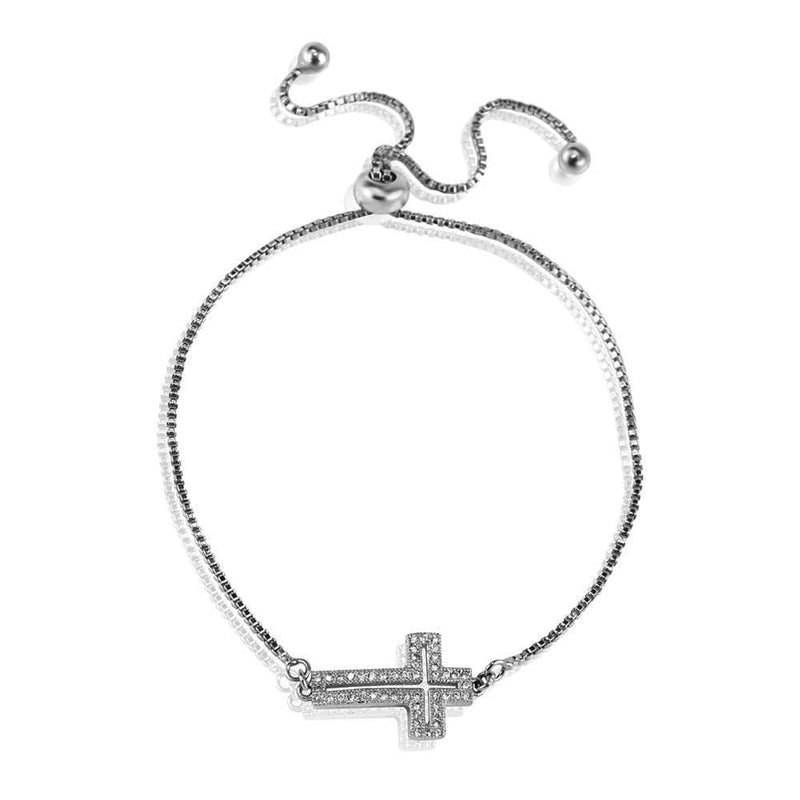 ClaudiaG Bracelet Cross Bracelet -Silver