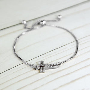 ClaudiaG Bracelet Cross Bracelet -Silver