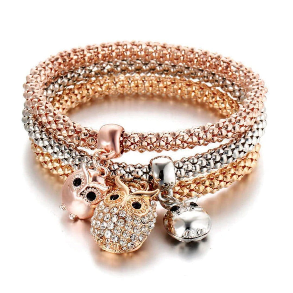 ClaudiaG Bracelet GSR Bracelet Set- Owl