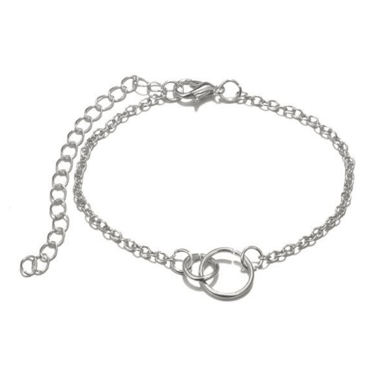 ClaudiaG Bracelet Stacked Bracelet Set #7 Silver