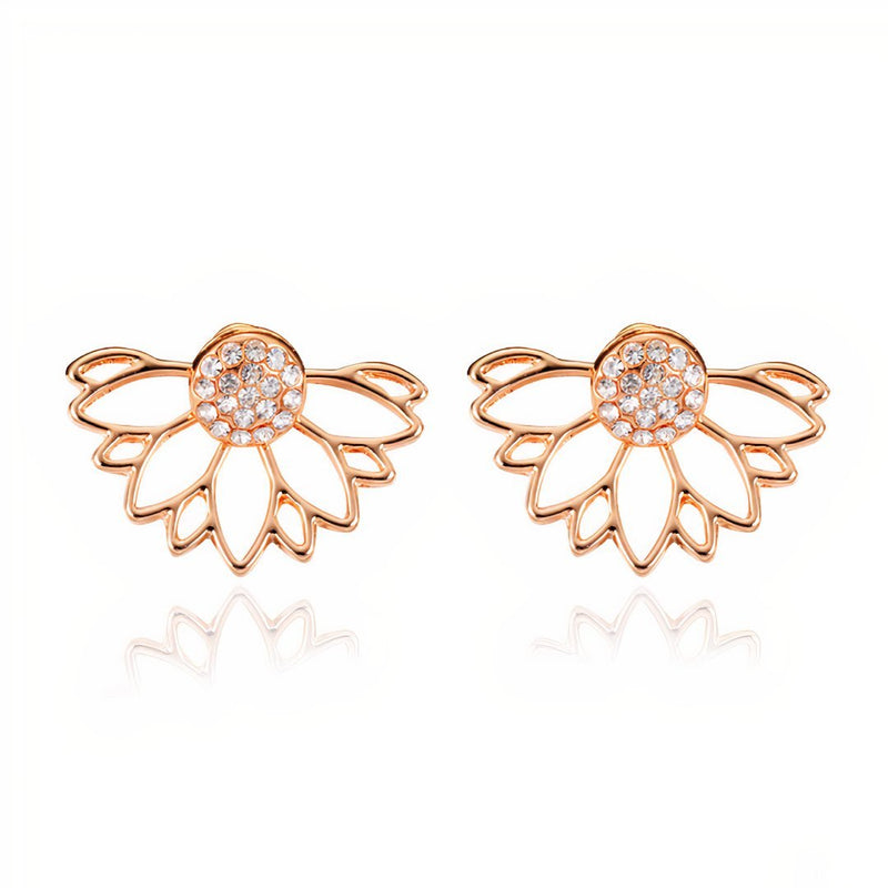 ClaudiaG Crystal Earrings -Gold