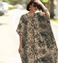 ClaudiaG Wide Dress -Animal Print