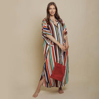 ClaudiaG Dress One Size Wide Dress -Stripes