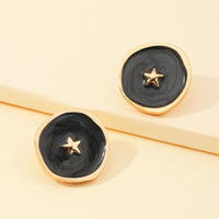 ClaudiaG Earrings Black Astral Earrings Black