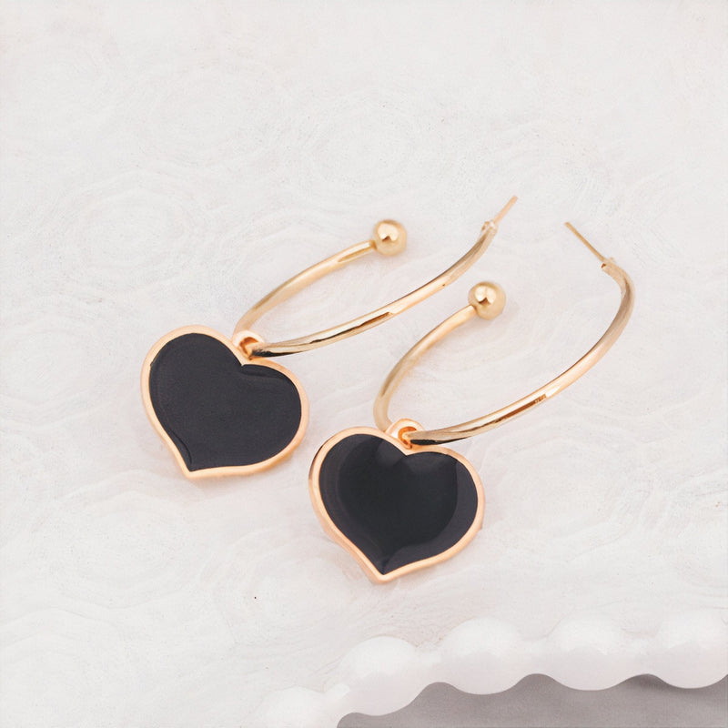 ClaudiaG Earrings Black My Love Earrings