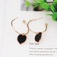 ClaudiaG Earrings Black My Love Earrings